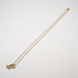 Goldkette mit drei Anhängern: Anker, Kreuz und Herz