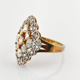 Ring Silber vergoldet im Stil der Mid-Century