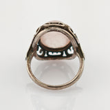 Silberring mit Rosenquarz