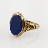 Goldring mit Lapislazuli