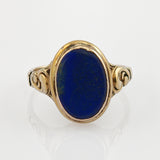 Goldring mit Lapislazuli