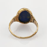 Goldring mit Lapislazuli