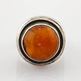 Silberring mit Bernstein