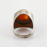 Silberring mit Bernstein