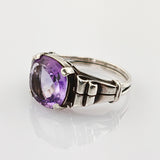 Silberring mit Amethyst