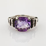 Silberring mit Amethyst