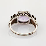 Silberring mit Amethyst