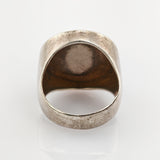 Silberner Designer-Ring mit Lapis Lazuli