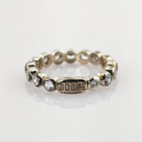 JOOP! Silber Ring mit umlaufendem Steinbesatz