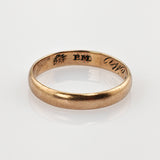 Trauring aus Gold datiert 1920