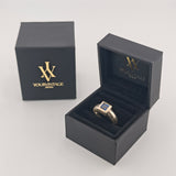 Silber Ring mit blauem Topas