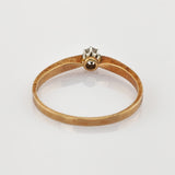 Rosé Étoile – Solitärring aus 585er Roségold mit Diamant 0,10 ct“