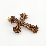 Kreuzanhänger mit Granaten im Stil des 19. Jahrhunderts