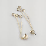 JOOP! Silber Ohrringe mit Ketten und Zirkonia