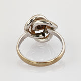 Weißgoldring mit Rubin