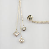 JOOP! Silber Ohrringe mit Ketten und Zirkonia