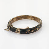 Biedermeier-Armband mit Emaille und Blütenornamenten