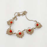 Korallenblüte – Filigrankette aus Silber