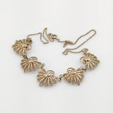 Korallenblüte – Filigrankette aus Silber