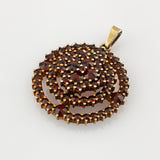 Viktorianischer Anhänger mit böhmischen Granaten