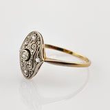 Antiker Jugendstilring mit Diamantbesatz