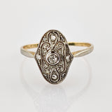 Antiker Jugendstilring mit Diamantbesatz