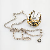 JOOP! Silberkette mit Tropfenanhänger und Ohrringen, modern