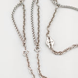 JOOP! Silberkette mit grünem Anhänger