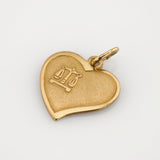 Gold Anhänger Herz mit Sternzeichen Waage