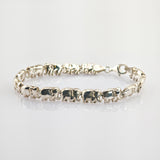 Silberarmband mit Elefantenmotiven