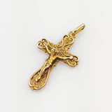 Kruzifix aus Gold, Kreuz in historistischer Form