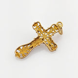 Kruzifix aus Gold, Kreuz in historistischer Form