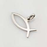 Anhänger Silber Ichthys Fischsymbol