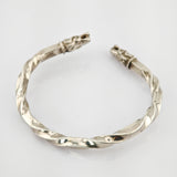 Silber Armreif mit Tierköpfen im Wikingerstil