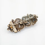 Silber Brosche mit Granaten -Jugendstil um 1900