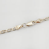 Silberkette mit Anhänger ägyptische Kartusche mit Hieroglyphen