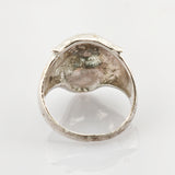 Silberring Raubkatze plastisch bearbeitet