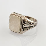 Silber Siegelring mit Ornamentik