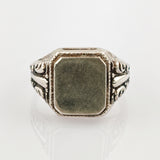 Silber Siegelring mit Ornamentik