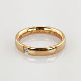 Gold Ring mit Diamant Akzent