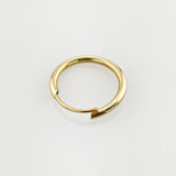 Gold Creole schlicht um 2000