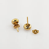Gold Ohrstecker mit blauem Topas