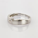 Silberring mit Diamant modern