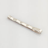 Silber Krawattennadel modern strukturiert