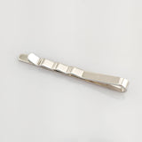 Silber Krawattennadel modern mit Gravur