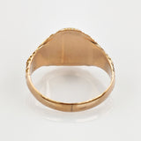 Gold Siegelring mit Monogramm um 1900